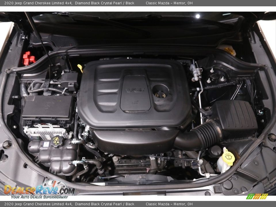 2020 Jeep Grand Cherokee Limited 4x4 Diamond Black Crystal Pearl / Black Photo #23