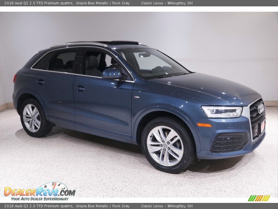 Utopia Blue Metallic 2018 Audi Q3 2.0 TFSI Premium quattro Photo #1