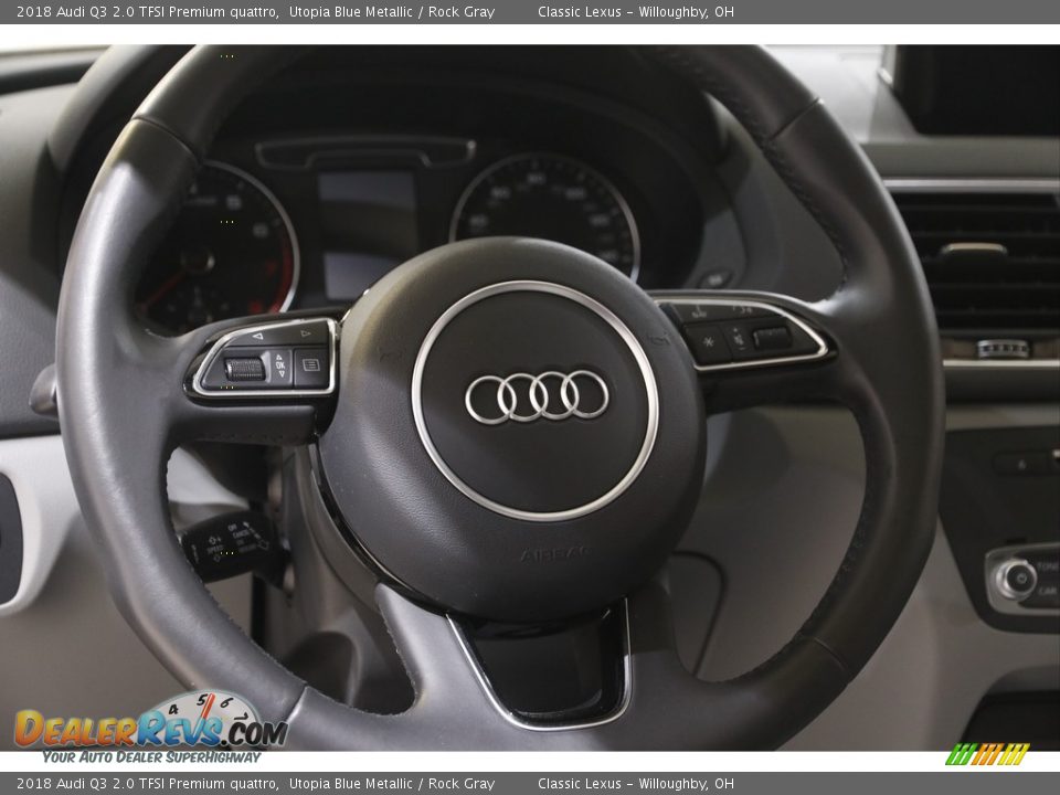 2018 Audi Q3 2.0 TFSI Premium quattro Steering Wheel Photo #7