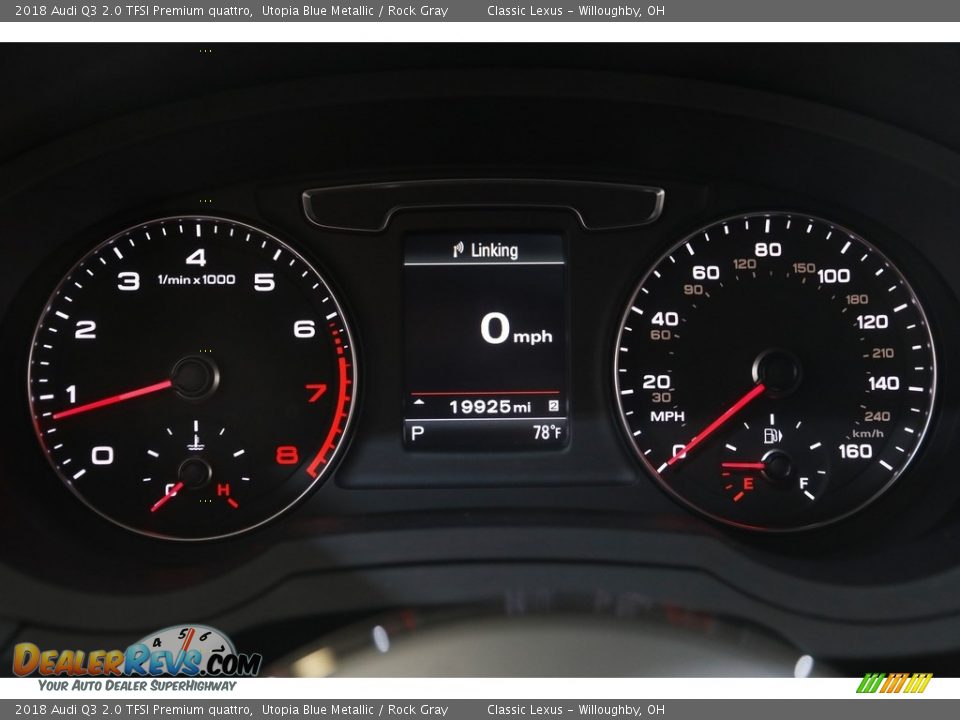 2018 Audi Q3 2.0 TFSI Premium quattro Gauges Photo #8