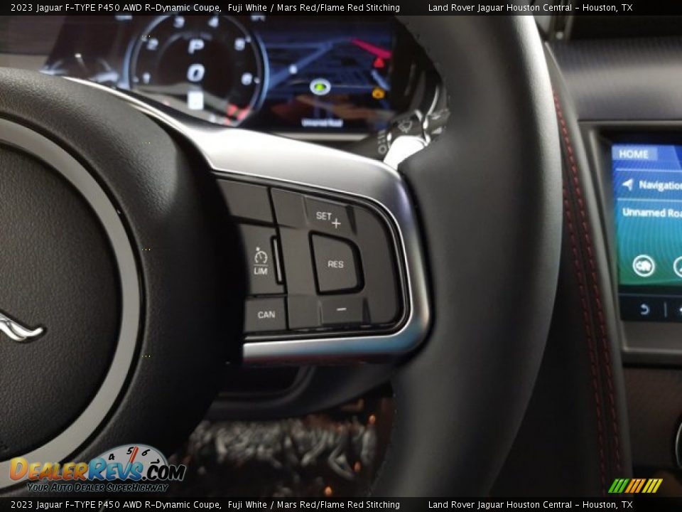 2023 Jaguar F-TYPE P450 AWD R-Dynamic Coupe Steering Wheel Photo #17