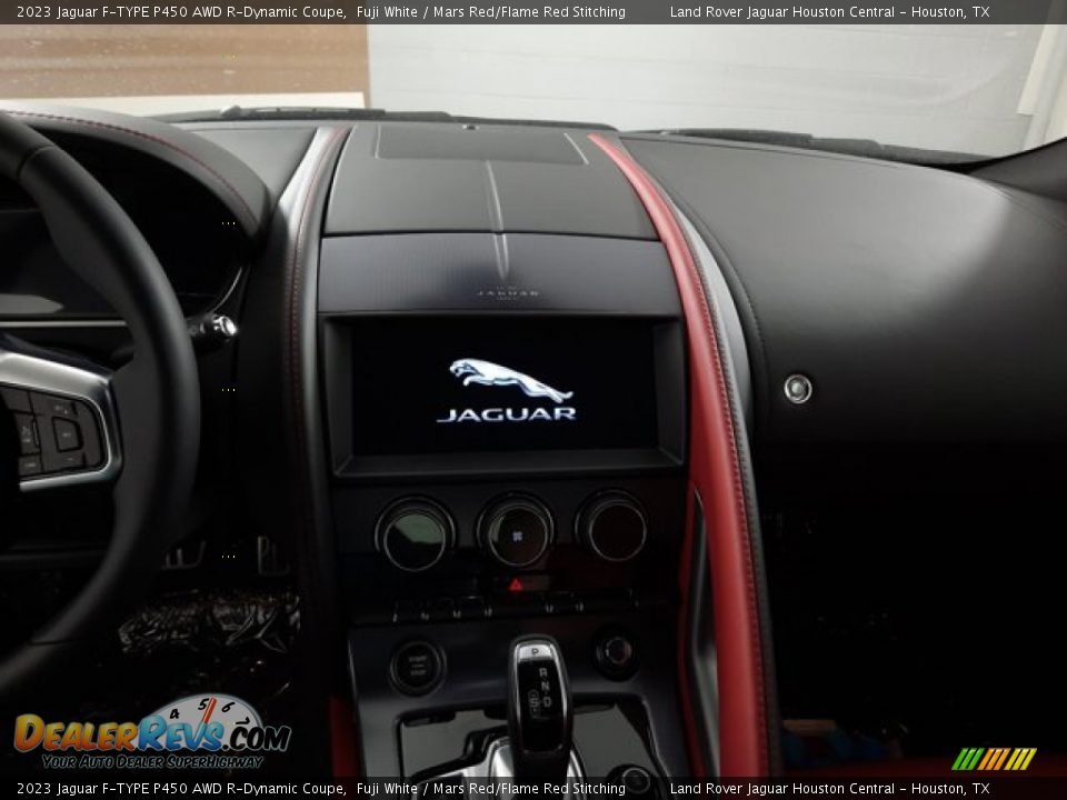 2023 Jaguar F-TYPE P450 AWD R-Dynamic Coupe Fuji White / Mars Red/Flame Red Stitching Photo #18