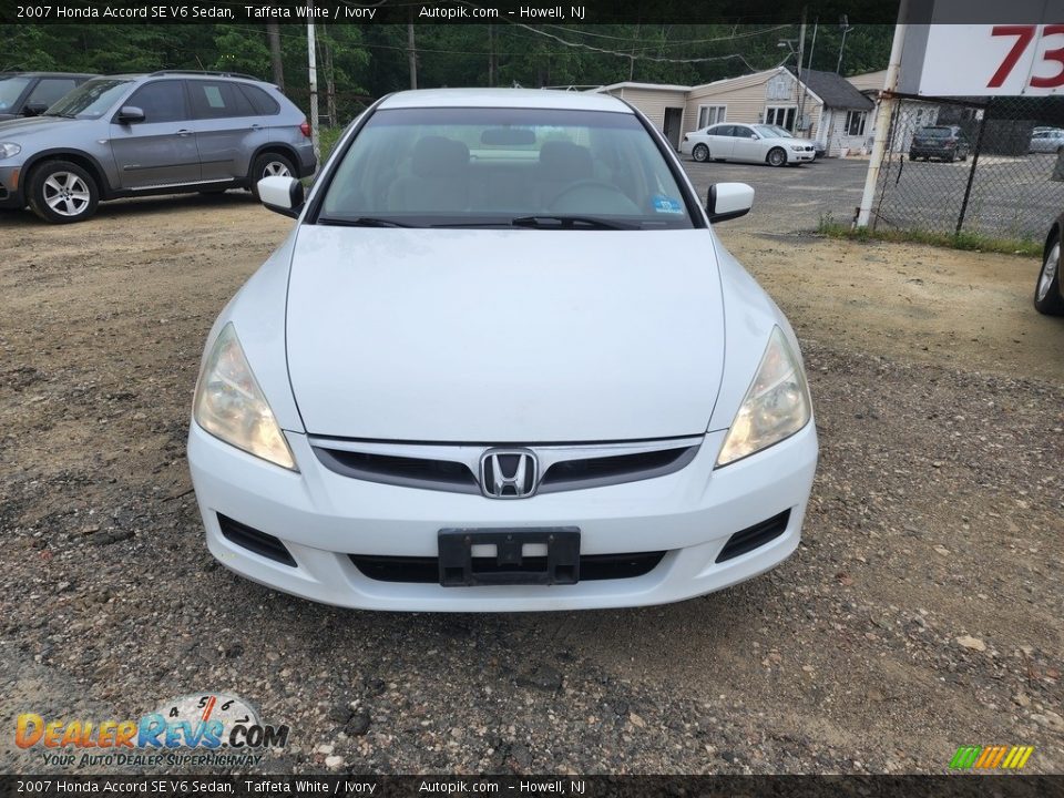 2007 Honda Accord SE V6 Sedan Taffeta White / Ivory Photo #8