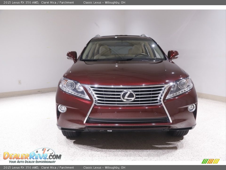 2015 Lexus RX 350 AWD Claret Mica / Parchment Photo #2