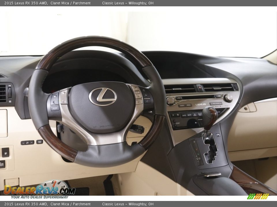 2015 Lexus RX 350 AWD Claret Mica / Parchment Photo #6