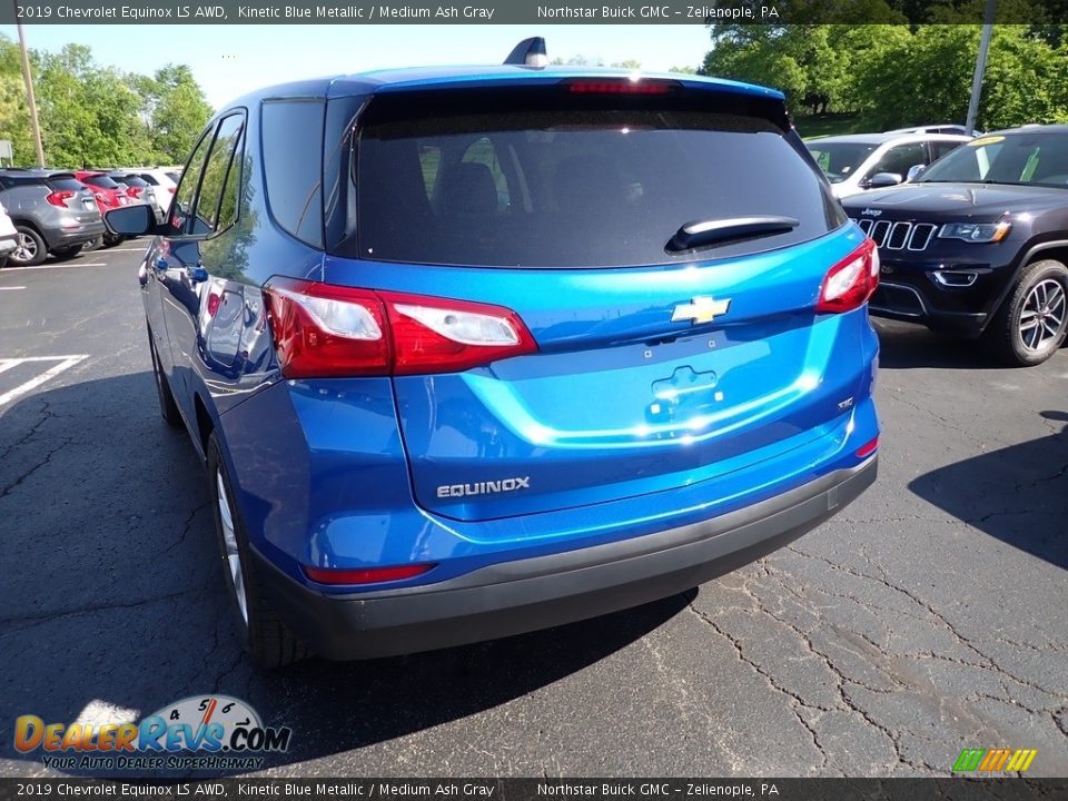 2019 Chevrolet Equinox LS AWD Kinetic Blue Metallic / Medium Ash Gray Photo #3