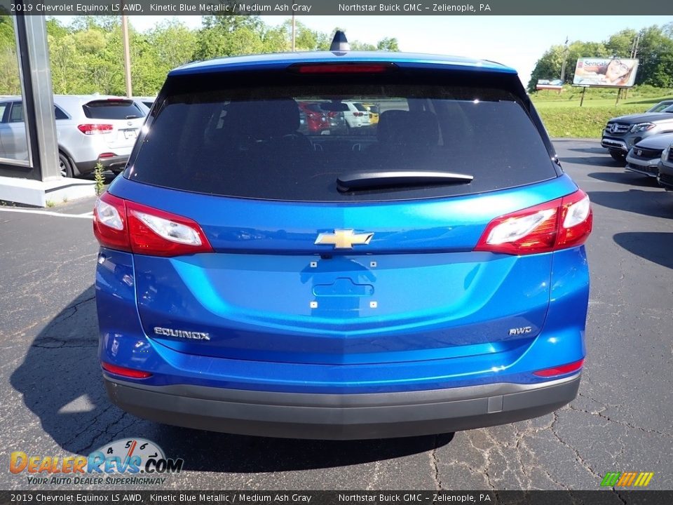 2019 Chevrolet Equinox LS AWD Kinetic Blue Metallic / Medium Ash Gray Photo #4