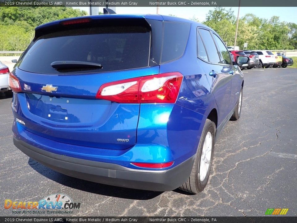 2019 Chevrolet Equinox LS AWD Kinetic Blue Metallic / Medium Ash Gray Photo #5