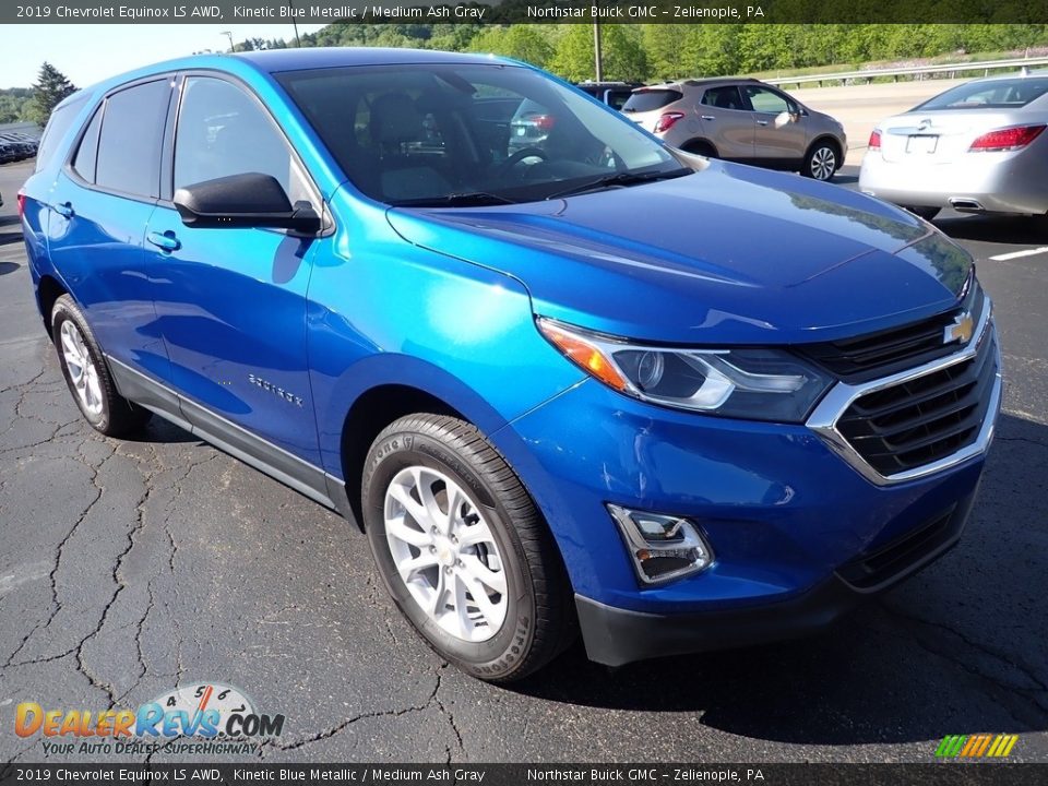 2019 Chevrolet Equinox LS AWD Kinetic Blue Metallic / Medium Ash Gray Photo #8