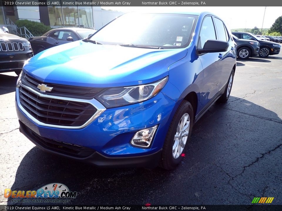 2019 Chevrolet Equinox LS AWD Kinetic Blue Metallic / Medium Ash Gray Photo #11