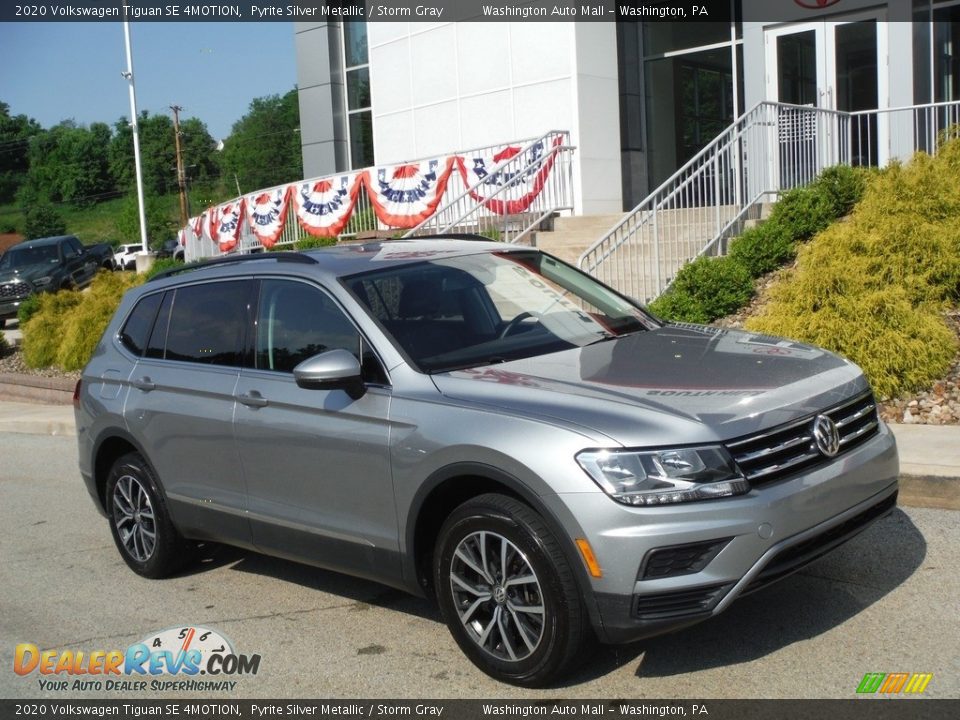 2020 Volkswagen Tiguan SE 4MOTION Pyrite Silver Metallic / Storm Gray Photo #1