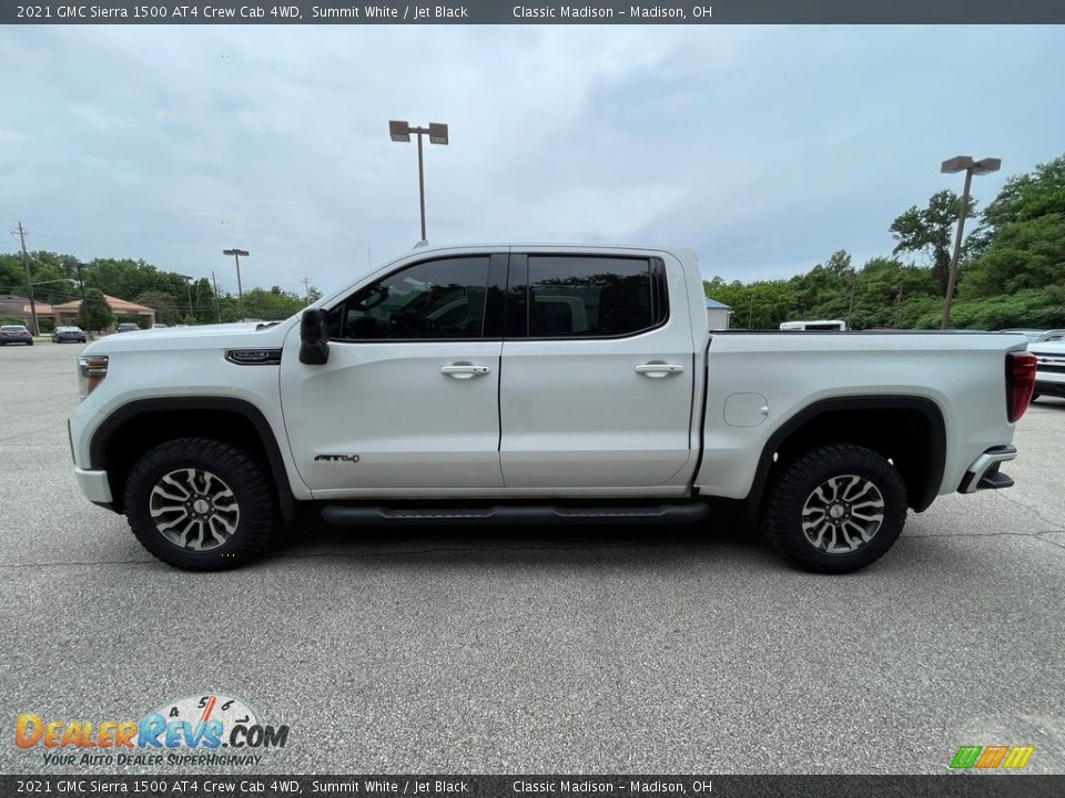 2021 GMC Sierra 1500 AT4 Crew Cab 4WD Summit White / Jet Black Photo #2