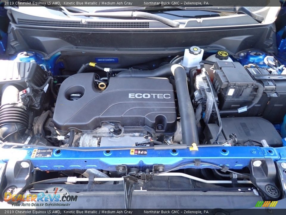 2019 Chevrolet Equinox LS AWD Kinetic Blue Metallic / Medium Ash Gray Photo #13