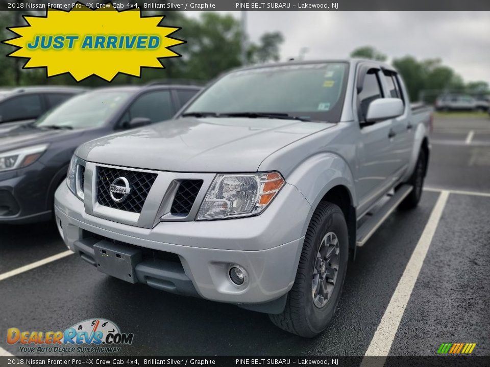 2018 Nissan Frontier Pro-4X Crew Cab 4x4 Brilliant Silver / Graphite Photo #1