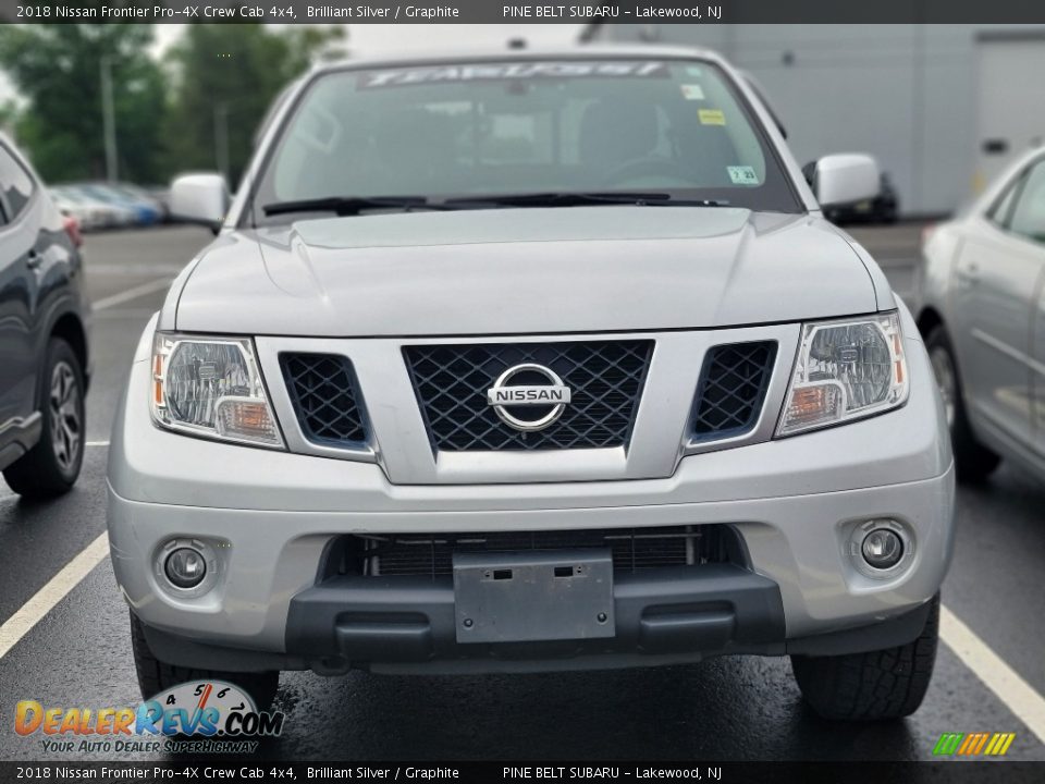 2018 Nissan Frontier Pro-4X Crew Cab 4x4 Brilliant Silver / Graphite Photo #2