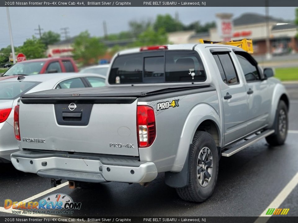 2018 Nissan Frontier Pro-4X Crew Cab 4x4 Brilliant Silver / Graphite Photo #5