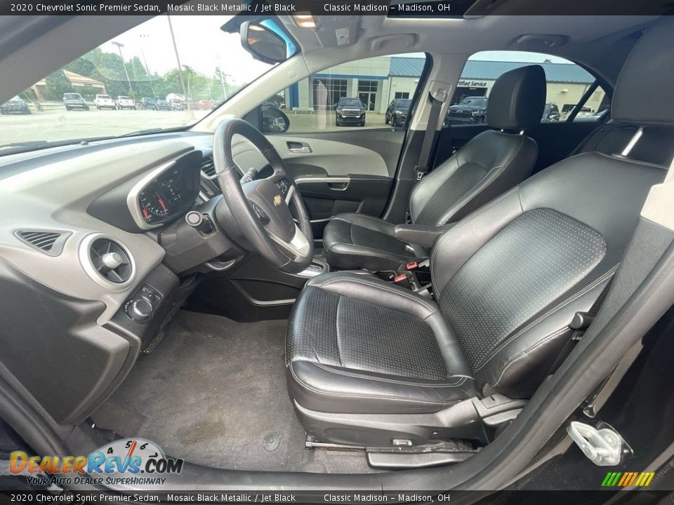 2020 Chevrolet Sonic Premier Sedan Mosaic Black Metallic / Jet Black Photo #6
