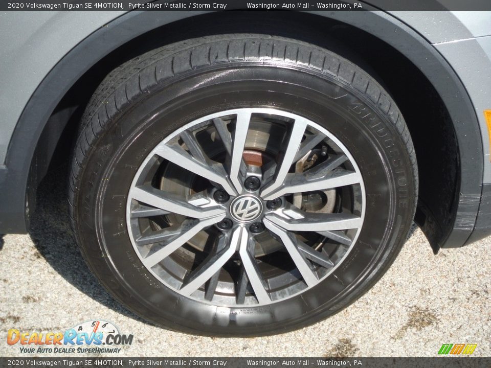 2020 Volkswagen Tiguan SE 4MOTION Pyrite Silver Metallic / Storm Gray Photo #9