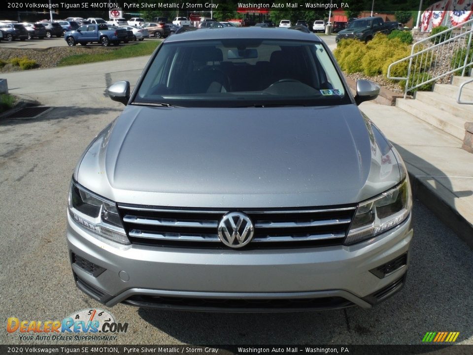 2020 Volkswagen Tiguan SE 4MOTION Pyrite Silver Metallic / Storm Gray Photo #10