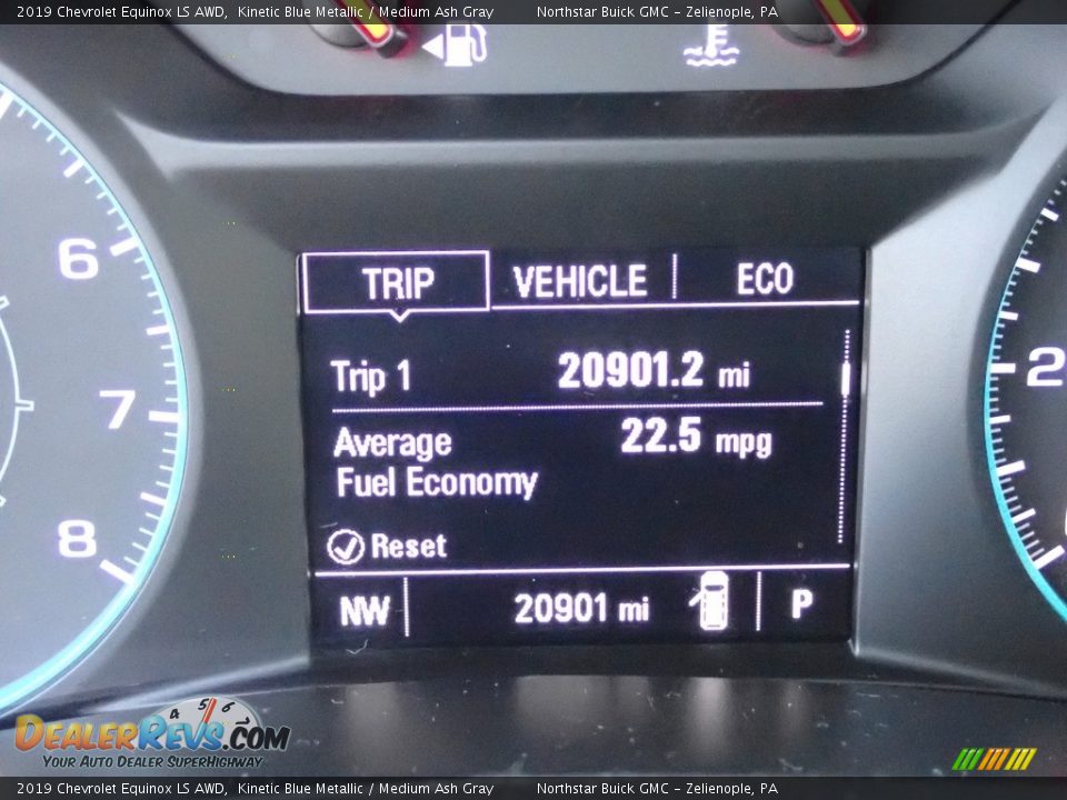 2019 Chevrolet Equinox LS AWD Kinetic Blue Metallic / Medium Ash Gray Photo #22