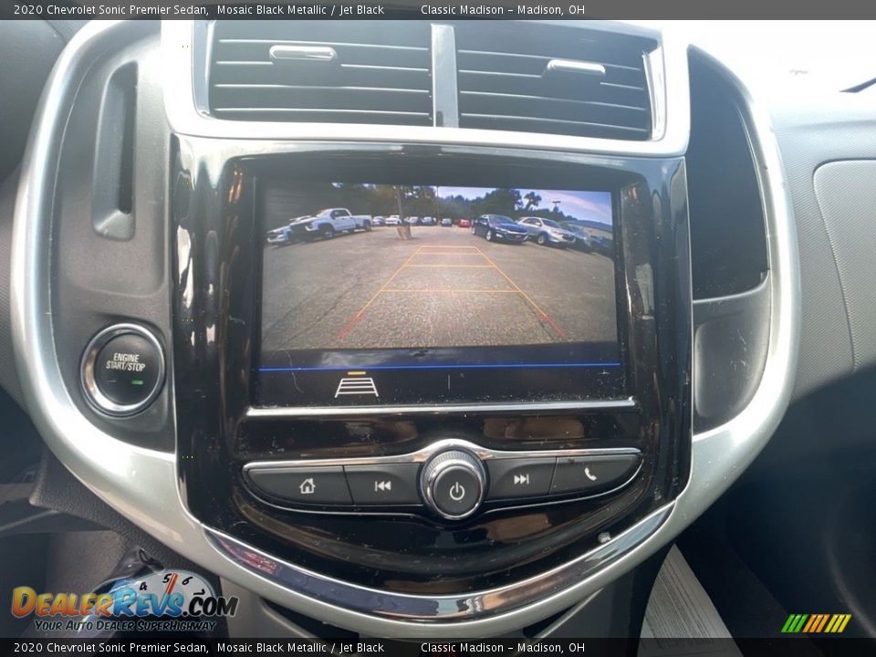 2020 Chevrolet Sonic Premier Sedan Mosaic Black Metallic / Jet Black Photo #12