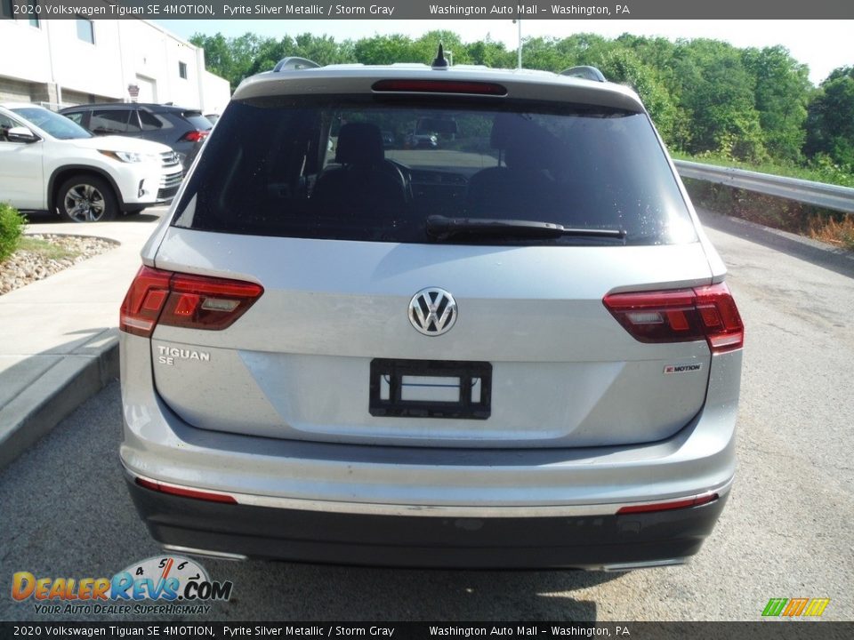 2020 Volkswagen Tiguan SE 4MOTION Pyrite Silver Metallic / Storm Gray Photo #14