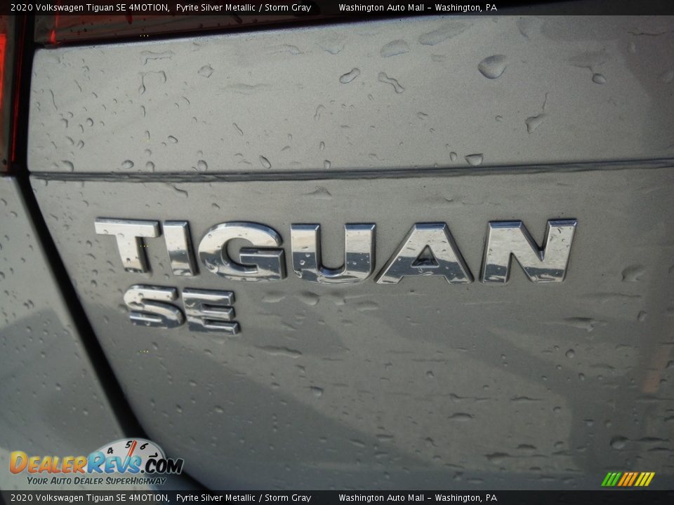 2020 Volkswagen Tiguan SE 4MOTION Pyrite Silver Metallic / Storm Gray Photo #15
