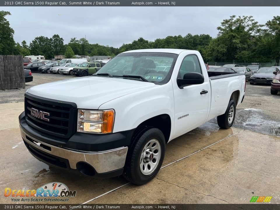 2013 GMC Sierra 1500 Regular Cab Summit White / Dark Titanium Photo #2