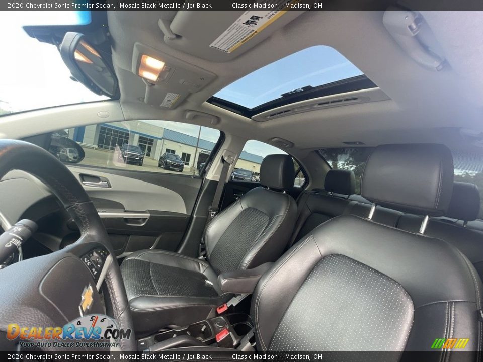 2020 Chevrolet Sonic Premier Sedan Mosaic Black Metallic / Jet Black Photo #16