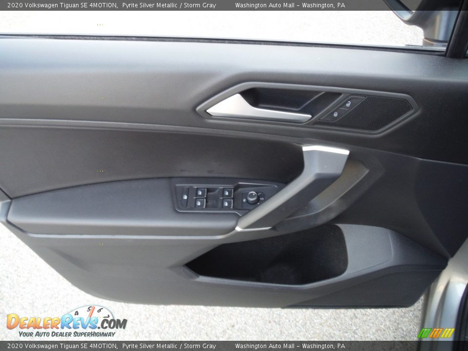 2020 Volkswagen Tiguan SE 4MOTION Pyrite Silver Metallic / Storm Gray Photo #18