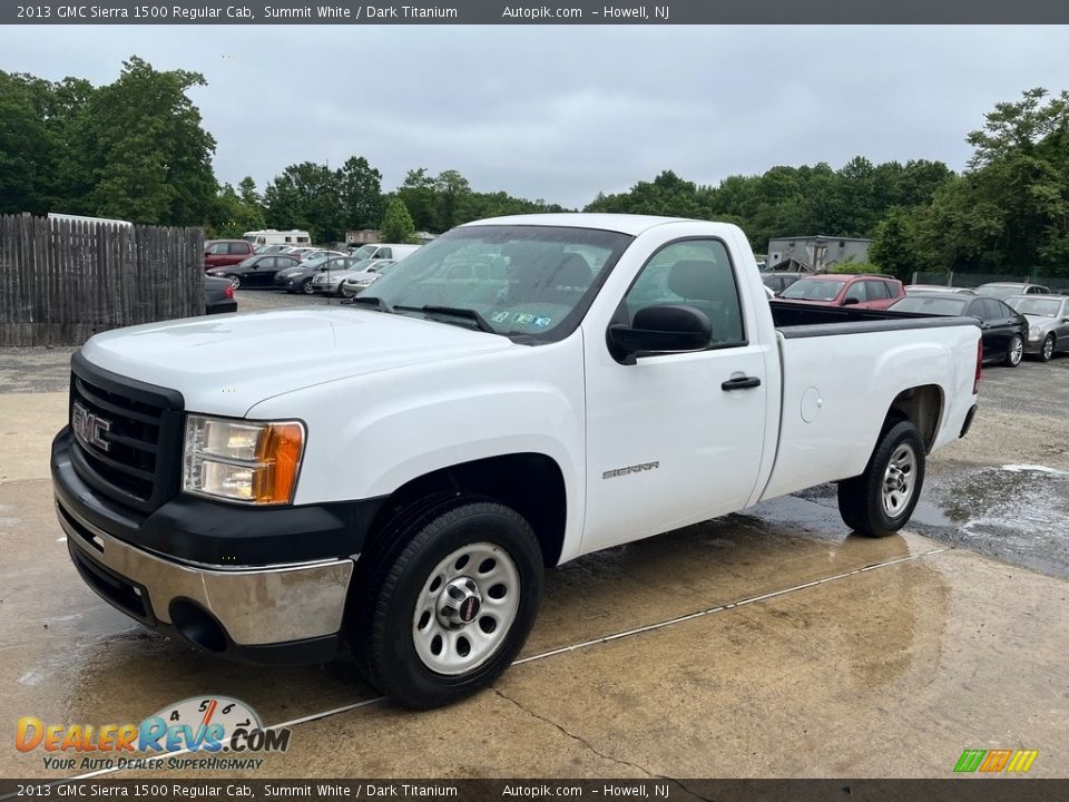 2013 GMC Sierra 1500 Regular Cab Summit White / Dark Titanium Photo #3