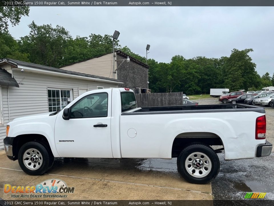 2013 GMC Sierra 1500 Regular Cab Summit White / Dark Titanium Photo #5