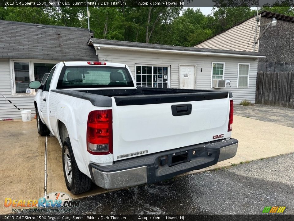 2013 GMC Sierra 1500 Regular Cab Summit White / Dark Titanium Photo #7