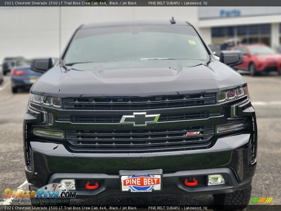 2021 Chevrolet Silverado 1500 LT Trail Boss Crew Cab 4x4 Black / Jet Black Photo #2