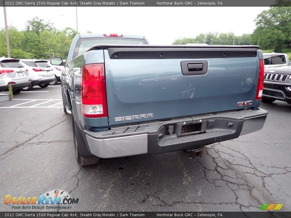 2012 GMC Sierra 1500 Regular Cab 4x4 Stealth Gray Metallic / Dark Titanium Photo #4