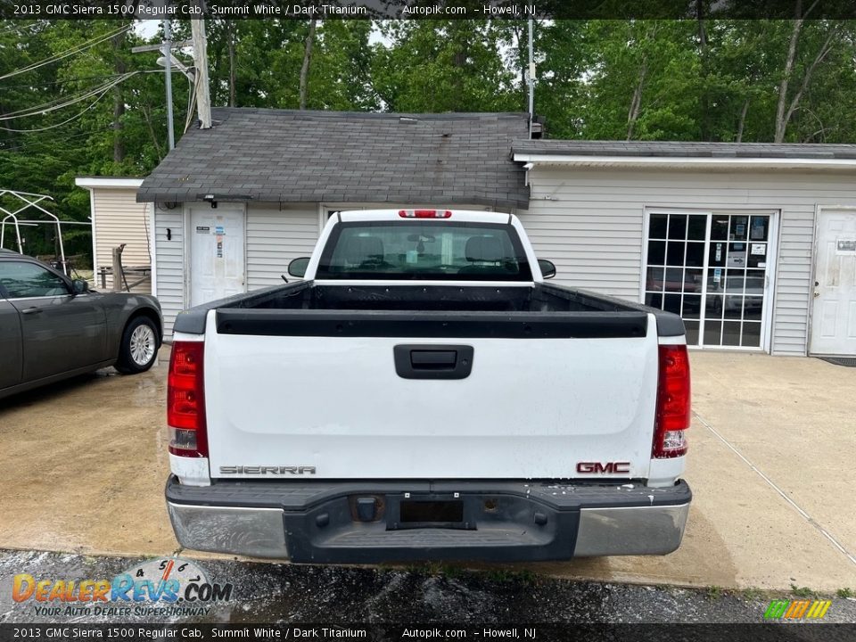 2013 GMC Sierra 1500 Regular Cab Summit White / Dark Titanium Photo #8