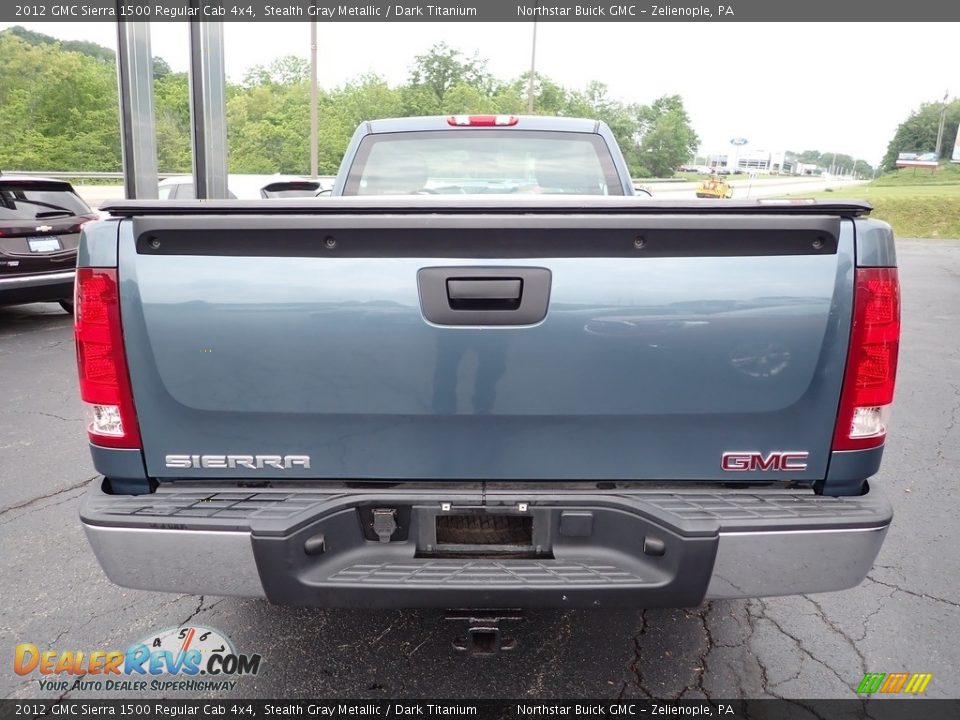 2012 GMC Sierra 1500 Regular Cab 4x4 Stealth Gray Metallic / Dark Titanium Photo #5