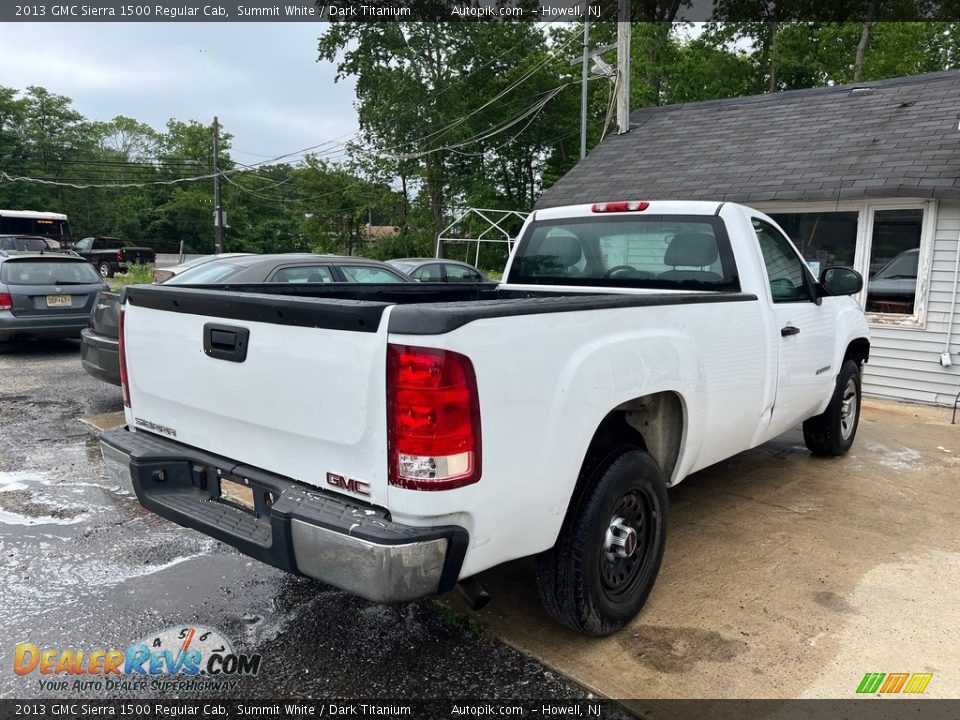 2013 GMC Sierra 1500 Regular Cab Summit White / Dark Titanium Photo #9