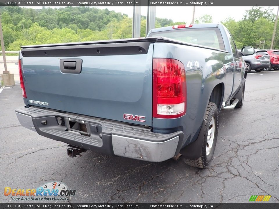 2012 GMC Sierra 1500 Regular Cab 4x4 Stealth Gray Metallic / Dark Titanium Photo #6