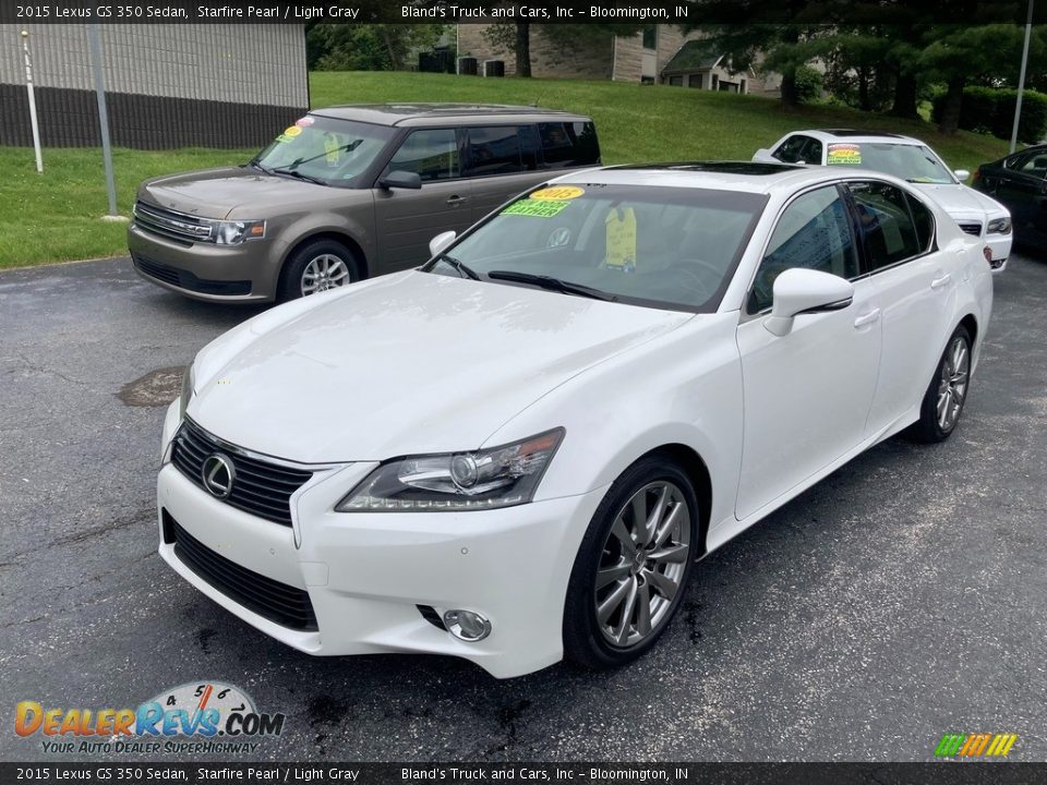 2015 Lexus GS 350 Sedan Starfire Pearl / Light Gray Photo #2