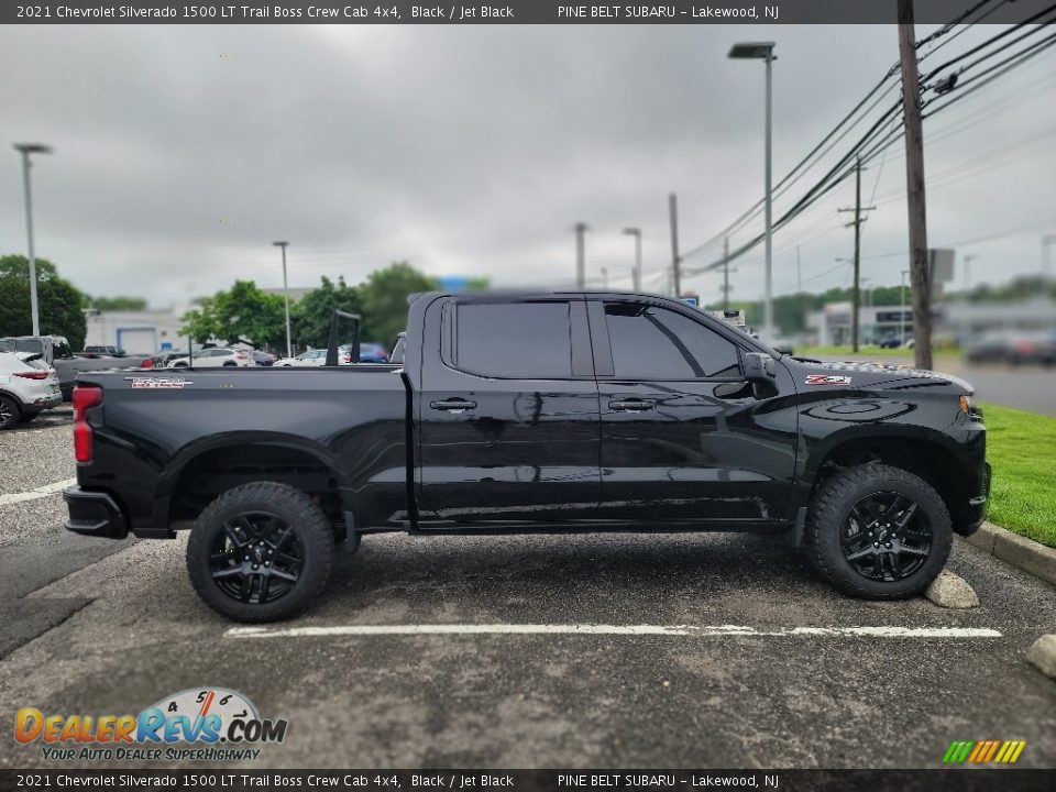 2021 Chevrolet Silverado 1500 LT Trail Boss Crew Cab 4x4 Black / Jet Black Photo #6