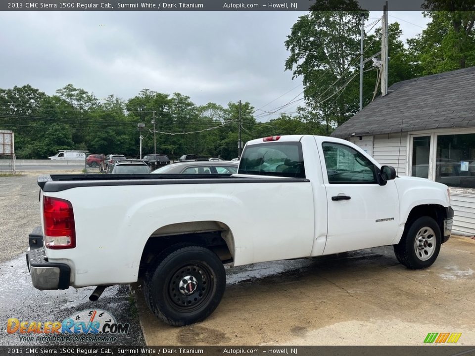 2013 GMC Sierra 1500 Regular Cab Summit White / Dark Titanium Photo #10