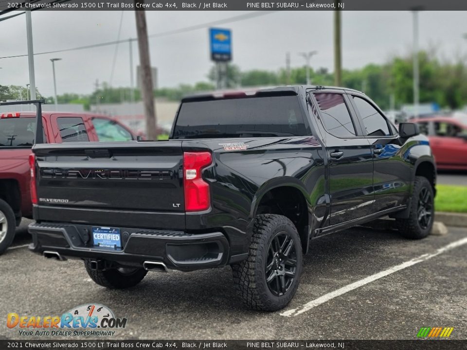 2021 Chevrolet Silverado 1500 LT Trail Boss Crew Cab 4x4 Black / Jet Black Photo #8