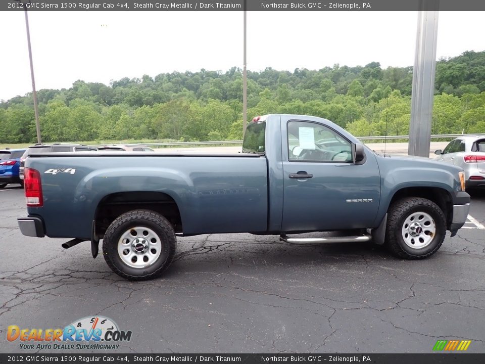 2012 GMC Sierra 1500 Regular Cab 4x4 Stealth Gray Metallic / Dark Titanium Photo #8