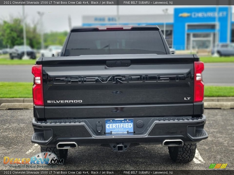 2021 Chevrolet Silverado 1500 LT Trail Boss Crew Cab 4x4 Black / Jet Black Photo #9