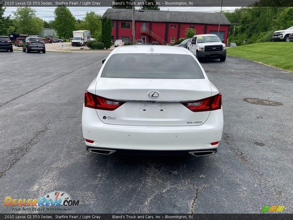 2015 Lexus GS 350 Sedan Starfire Pearl / Light Gray Photo #4