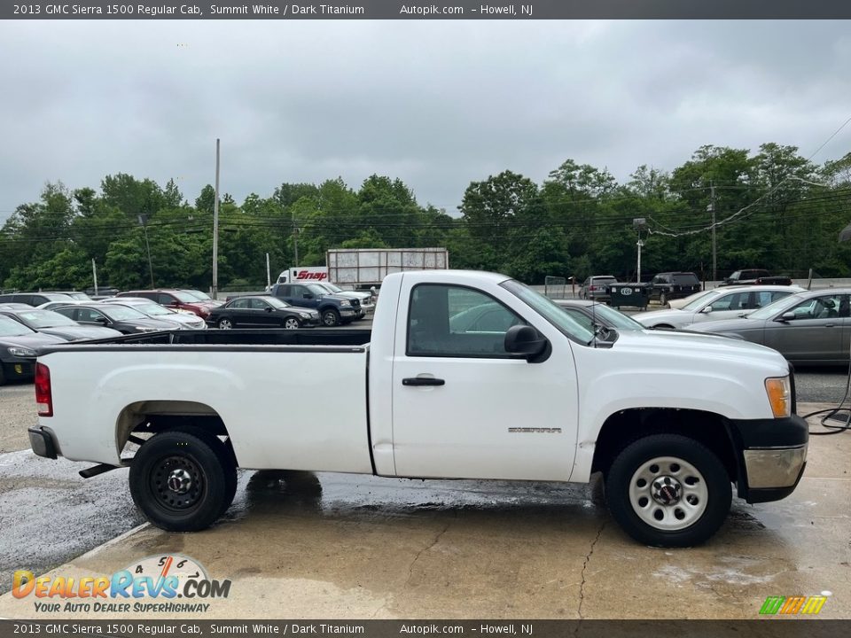 2013 GMC Sierra 1500 Regular Cab Summit White / Dark Titanium Photo #11