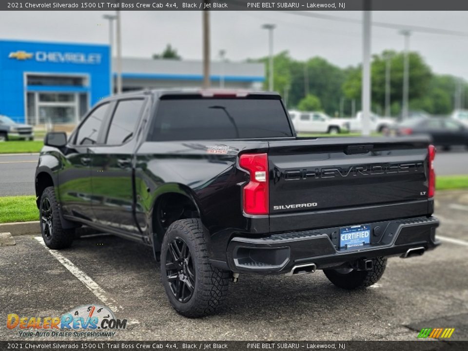 2021 Chevrolet Silverado 1500 LT Trail Boss Crew Cab 4x4 Black / Jet Black Photo #10