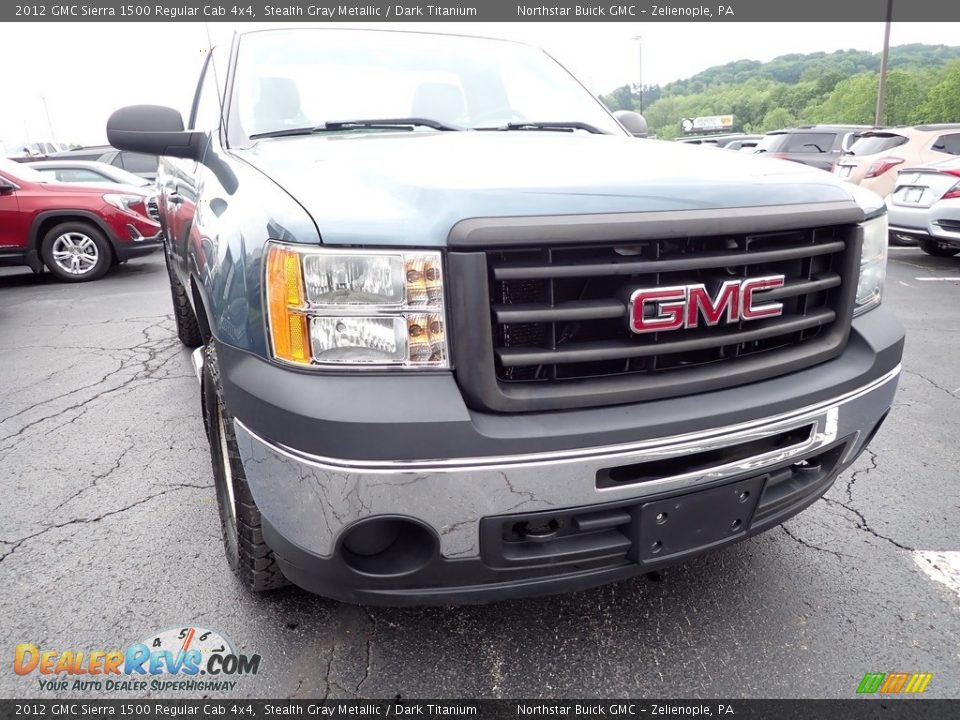 2012 GMC Sierra 1500 Regular Cab 4x4 Stealth Gray Metallic / Dark Titanium Photo #10