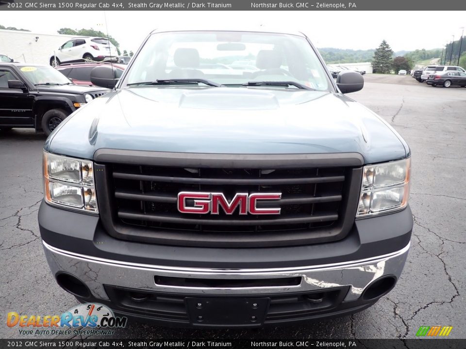 2012 GMC Sierra 1500 Regular Cab 4x4 Stealth Gray Metallic / Dark Titanium Photo #11